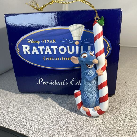 Grolier Disney Pixar Ratatouille Oswald Rat President's Edition Ornament - Picture 1 of 4